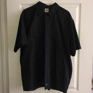 Dickies short sleeve button down shirt